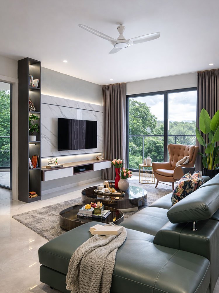 Bright Modern Living Room Design