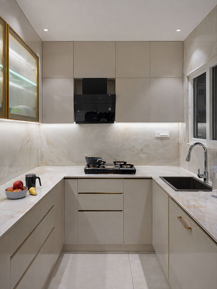 Sleek Modular Kitchen